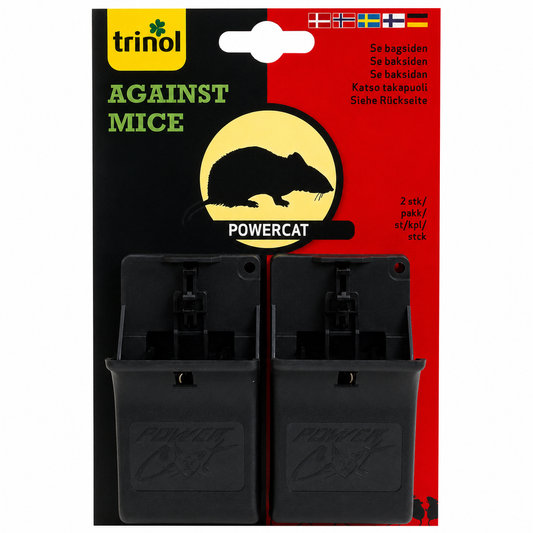 Trinol Powercat Musefelle med Åte, 2-pk