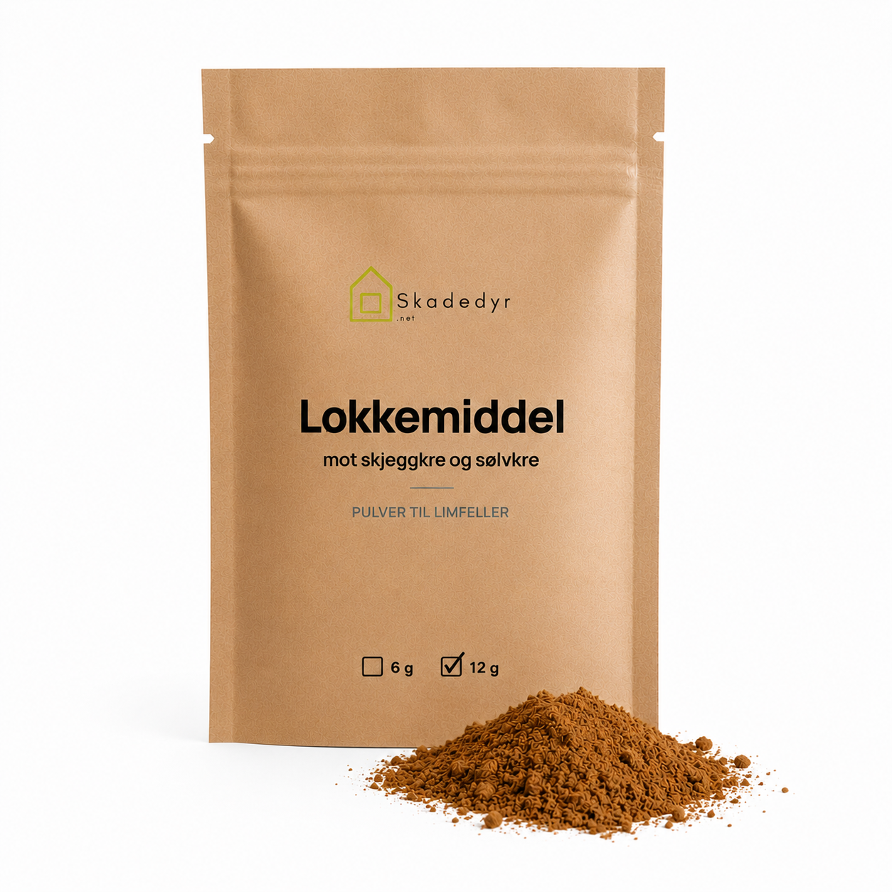 Lokkemiddel/åte til Skjeggkre 12 gram